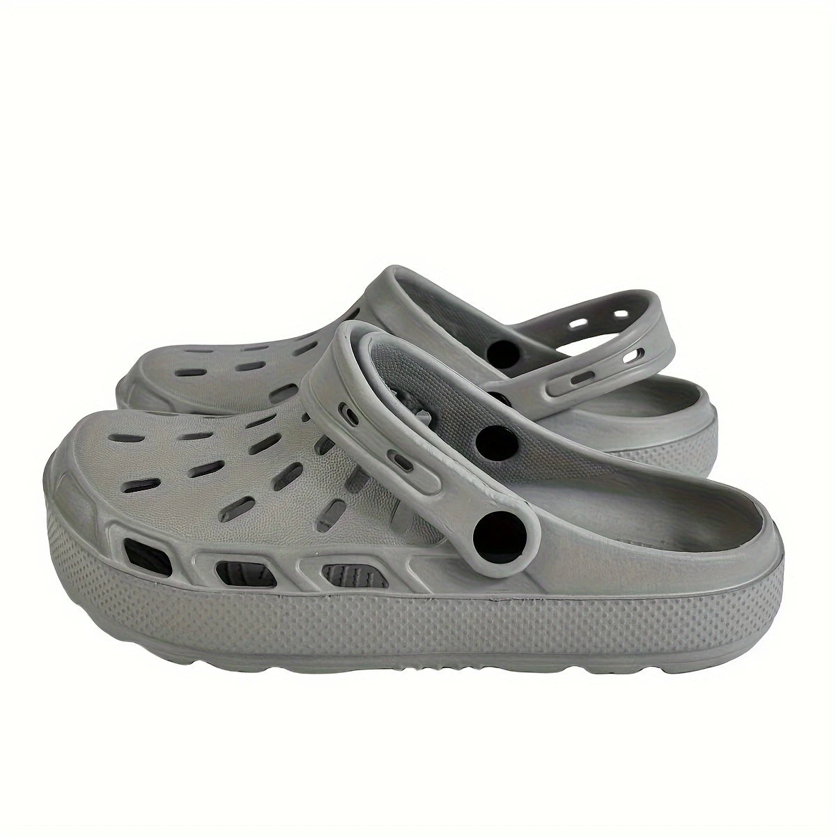 Men's Casual Solid Color Closed Toe Slip On Platform EVA Clogs